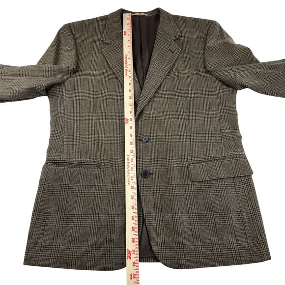 Joseph Abboud Vintage Tweed Blazer Jacket Classic Fit 42R Three Button Wool Silk - Picture 5 of 12